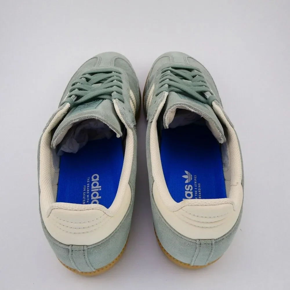 Samba Adidas Men's US 10.5 Originals Adv Silver Green Wonder White Shoes JP5859